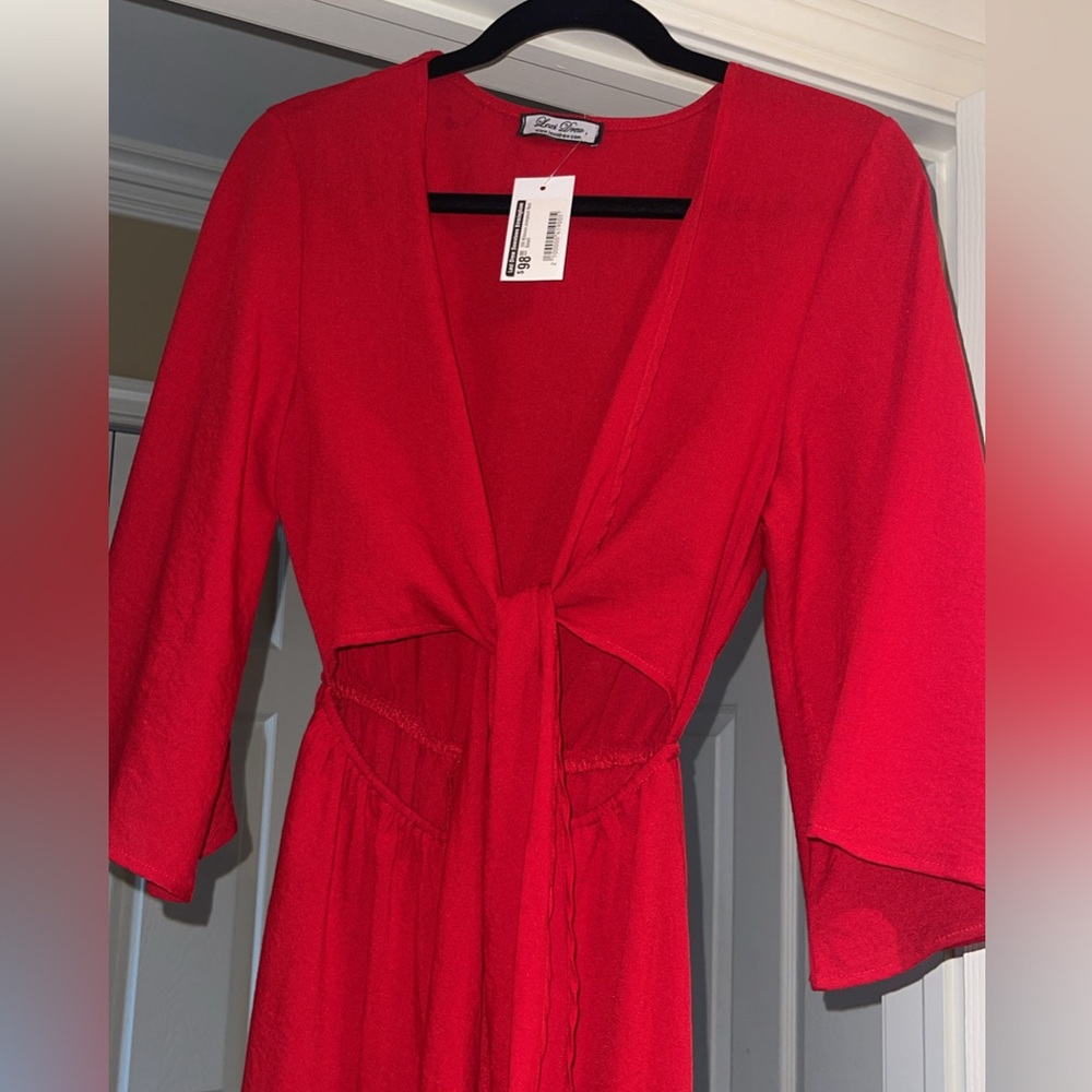 Red jumpsuit
